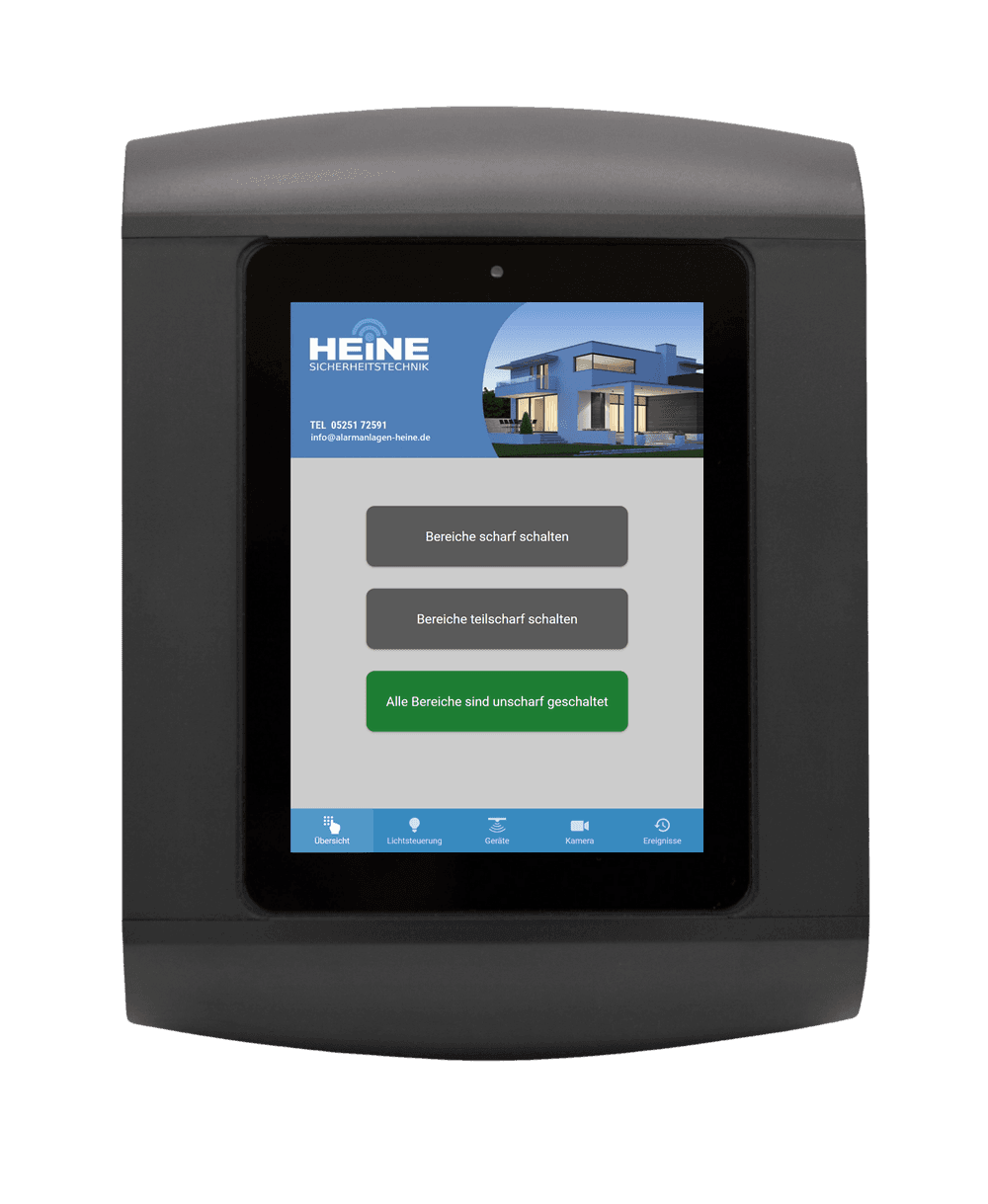 Alarmzentrale Control 5000 von Heine Sicherheitstechnik